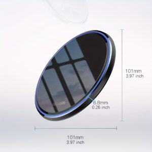 Carregador Sem Fio Para IPhone 15 14 13 12 Pro Max Mini 11 XS XR X 8 Plus Para Airpods 3 15W Carregamento Sem Fio Rápido Para Samsung Galaxy S24/S23/S23 Ultra/S22/S22+/S22 Ultra/S21/S21+/S21 Utral/S20/S20+/S10/S10+/S9/S9+/S8/S8+, Note 20/10, Z Fold Z Flip